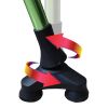 Cane  Offset  Blue Jay Green with Foam Handle