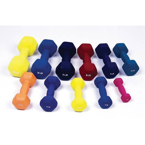 Dumbbell Weight Color Vinyl Coated 5 Lb