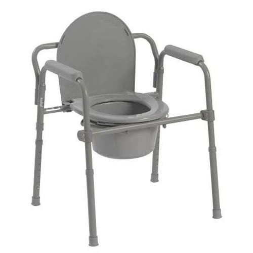 Commode  Folding Steel 3-in-1 Non-Retail Carton (Drive) Cs/4