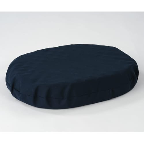 Donut Cushion  Convoluted Red Plaid 16  by Alex Ortho