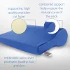 Core Products AB Contour Cervical Support Pillow, Satin, Blue