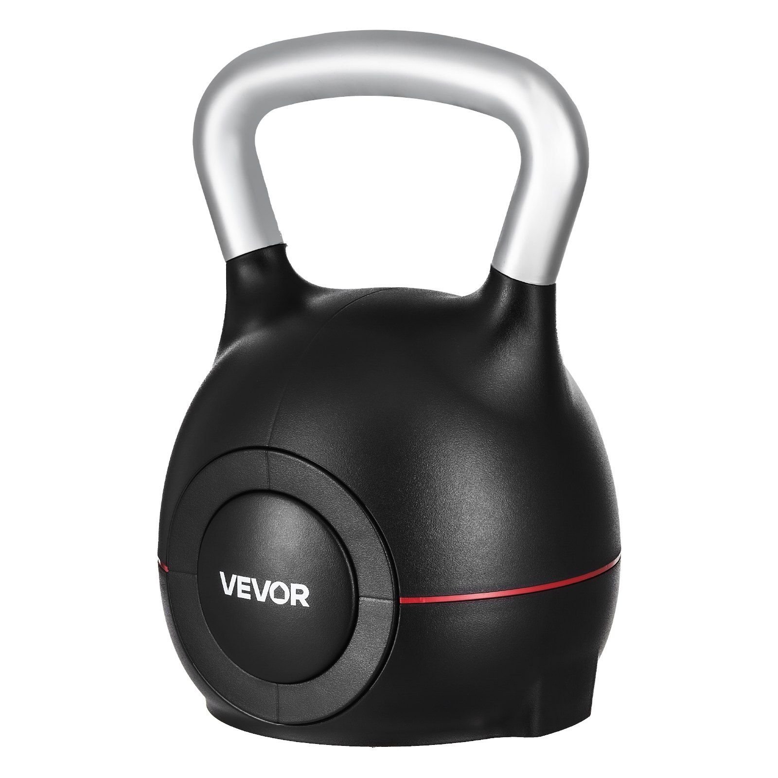VEVOR Kettlebell, Adjustable Kettlebell with 7 Weight Levels (5, 11.5, 18, 24.5, 31, 37.5, 44 lbs), Die-Cast Aluminum and ABS Material