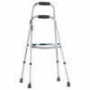 Folding Hemi Walker, One Arm Folding Walker for Seniors with 6-Level Adjustable Height