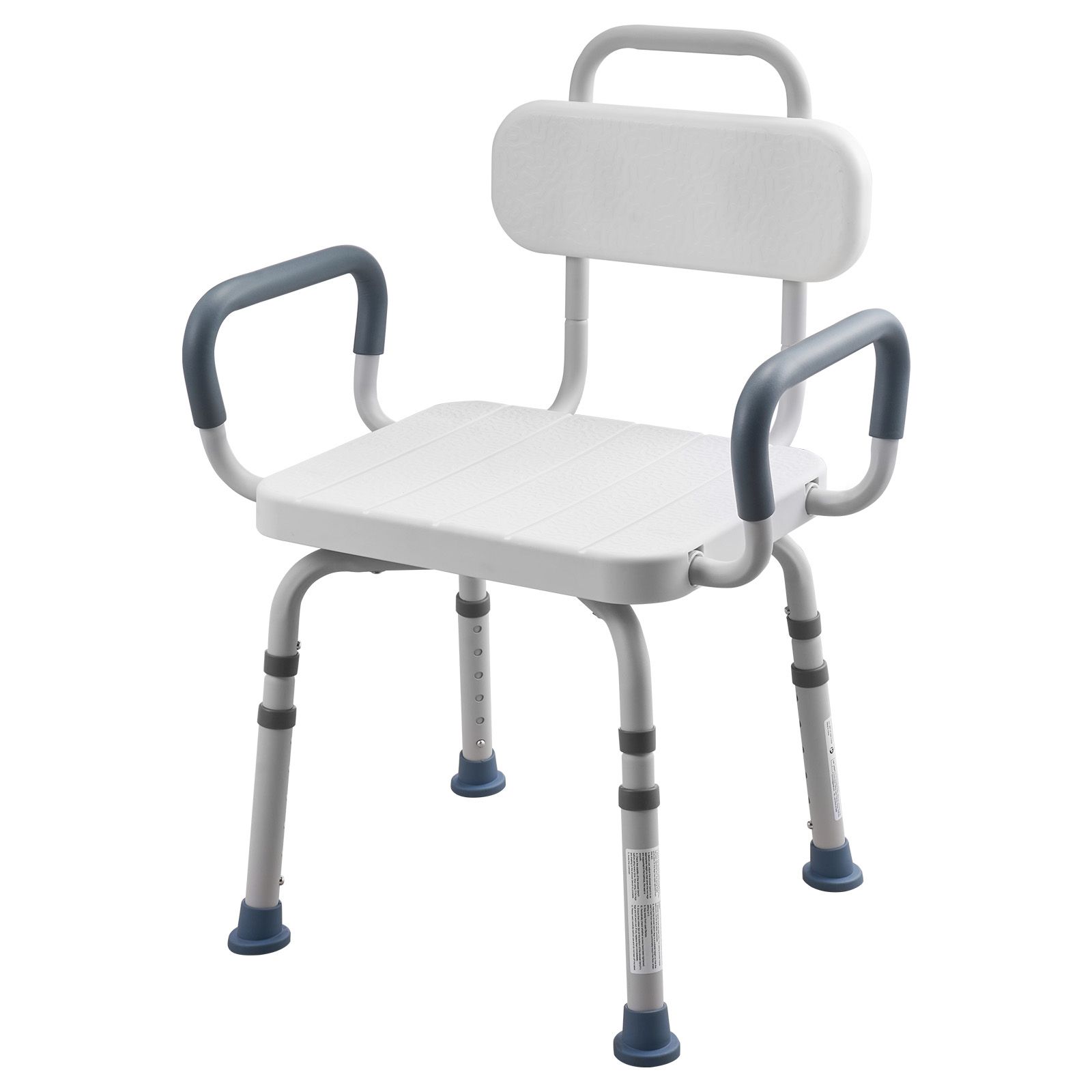 Swivel Shower Chair with Arms and Back, 400 lbs Heavy Duty Bench Seat for Inside Shower Stall and Bathtub