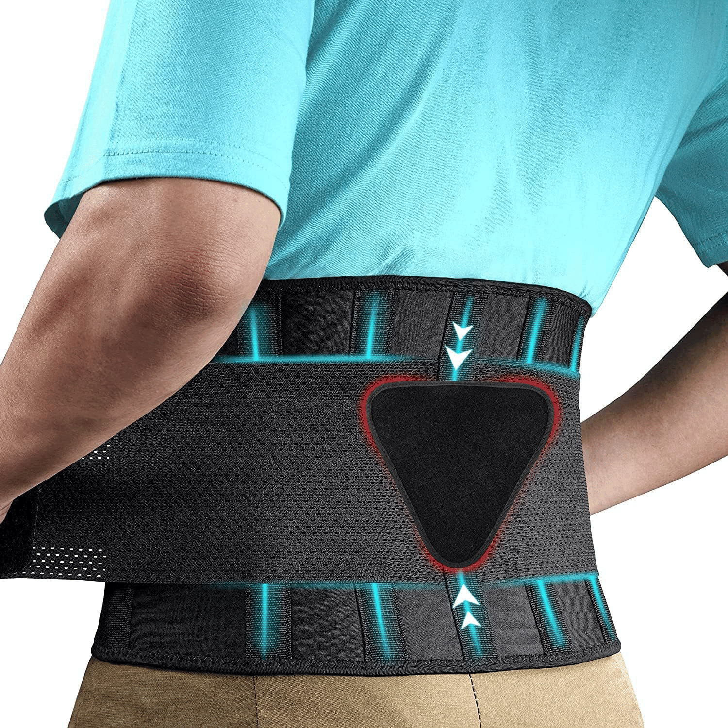 Back Brace Support Belt-Lumbar Support Back Brace for Back Pain, Sciatica, Scoliosis