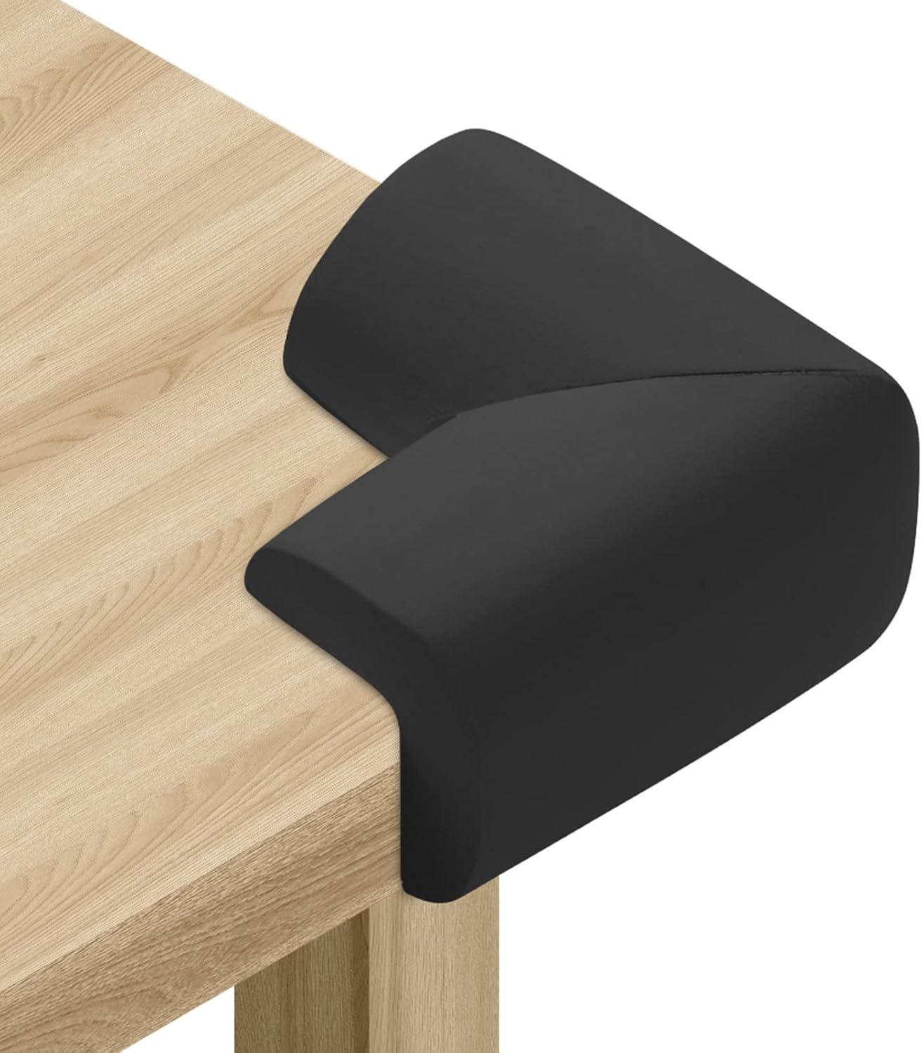8 Pack Soft Sponge Table Corners, Corner Protector Baby, Baby Proofing Corner Guards, Pre-Taped Furniture Corner Protectors