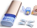 Large Weekly Pill Organizer 2 Times a Day,Metal 7 Day Travel Pill Box with Double Protection,AM PM Pill Case for for Medication, Vitamins, Fish Oils
