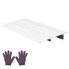 Door Threshold Ramp, 2 inch Rise, Aluminum Alloy Threshold Ramp Rated 800 lbs Load Capacity, Handicap Ramps for Home Steps for Wheelchair, Scooters