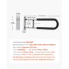 Toilet Safety Rail, 30 Inch U-Shaped Handicap Grab Bar, Foldable Senior Safety Pole, Flip Up Toilet Grab Bars with Anti-Slip Handle