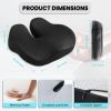 Memory Foam Cushions for Office Chair – Pressure Relief Seat Cushion for Desk Chair, Car, Wheelchair