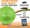 Exercise Ball Yoga Ball for Fitness, Balance, Stability, or Pregnancy, Gym Ball for Core Workout, Physical Therapy, Yoga Ball Chair for Office