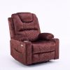 Oversized Power Lift Recliner massage Chair for Elderly,nfinite Positions,Single Motor,Cup Holders,and USB and type-c Ports