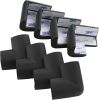 8 Pack Soft Sponge Table Corners, Corner Protector Baby, Baby Proofing Corner Guards, Pre-Taped Furniture Corner Protectors