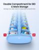 Metal 7 Day Pill Organizer 2 Times a Day – AM PM Weekly Travel Pill Case with Moisture-Proof Desiccant, Airtight Large Capacity Pill Box for Vitamins