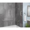 12 in. Grab Bar, 1.25 in., Concealed Screws, Stainless Steel Finish