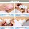 8 Pack Soft Sponge Table Corners, Corner Protector Baby, Baby Proofing Corner Guards, Pre-Taped Furniture Corner Protectors