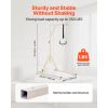 Trapeze Bar for Bed Mobility, Height-Adjustable Bed Trapeze with 2 Casters