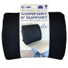 Lumbar Cushion w/Straps Black Memory Foam - Blue Jay