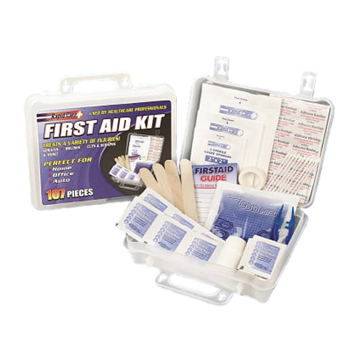 107 Piece Deluxe First Aid Kit