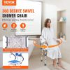 Swivel Shower Chair 360 Degree, Adjustable Shower Seat with Pivoting Arms for Inside Showers or Tubs, Non-Slip Rotating Bathtub Shower Chair for Elder
