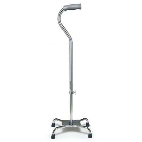 Lumex Silver Collection Quad Cane-Low Prof-Alum Sm Base(Ea)