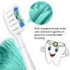 Color: Ivory - Replacement Toothbrush Heads Compatible with Philips Sonicare Electric Toothbrush Brush Head 1100 2100 4100 5100 5300 6100 7500