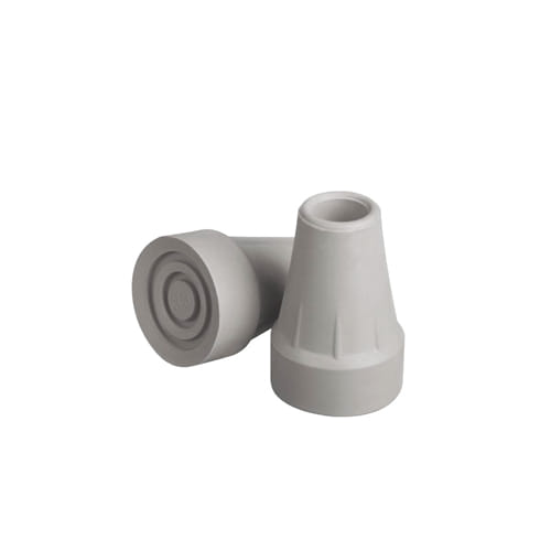Crutch Tips (Super) Grey Pair (Mfgr #00842)  Case/8 pr