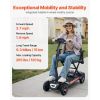 4-Wheel Electric Mobility Scooter for Adults & Seniors, Integrated Foldable Mobility Scooter with 9.3 Miles Long Range, All Terrain Travel Wheelchair