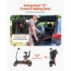 4-Wheel Electric Mobility Scooter for Adults & Seniors, Integrated Foldable Mobility Scooter with 9.3 Miles Long Range, All Terrain Travel Wheelchair