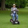 4-Wheel Electric Mobility Scooter for Adults & Seniors, Integrated Foldable Mobility Scooter with 9.3 Miles Long Range, All Terrain Travel Wheelchair
