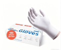Disposable nitrile gloves, powder-free and latex-free blue examination gloves, 100 pieces per box, food-grade and chemical corrosion resistant