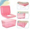 Wipes Dispenser, One-Handed Operation Wipe Holder for Baby & Adult, Seal-Designed Wipes Container for Bathroom Keep Diaper Wipes Fresh