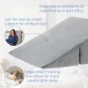 Adjustable Bed Wedge Foam Incline Cushion for Acid Reflux, Gray
