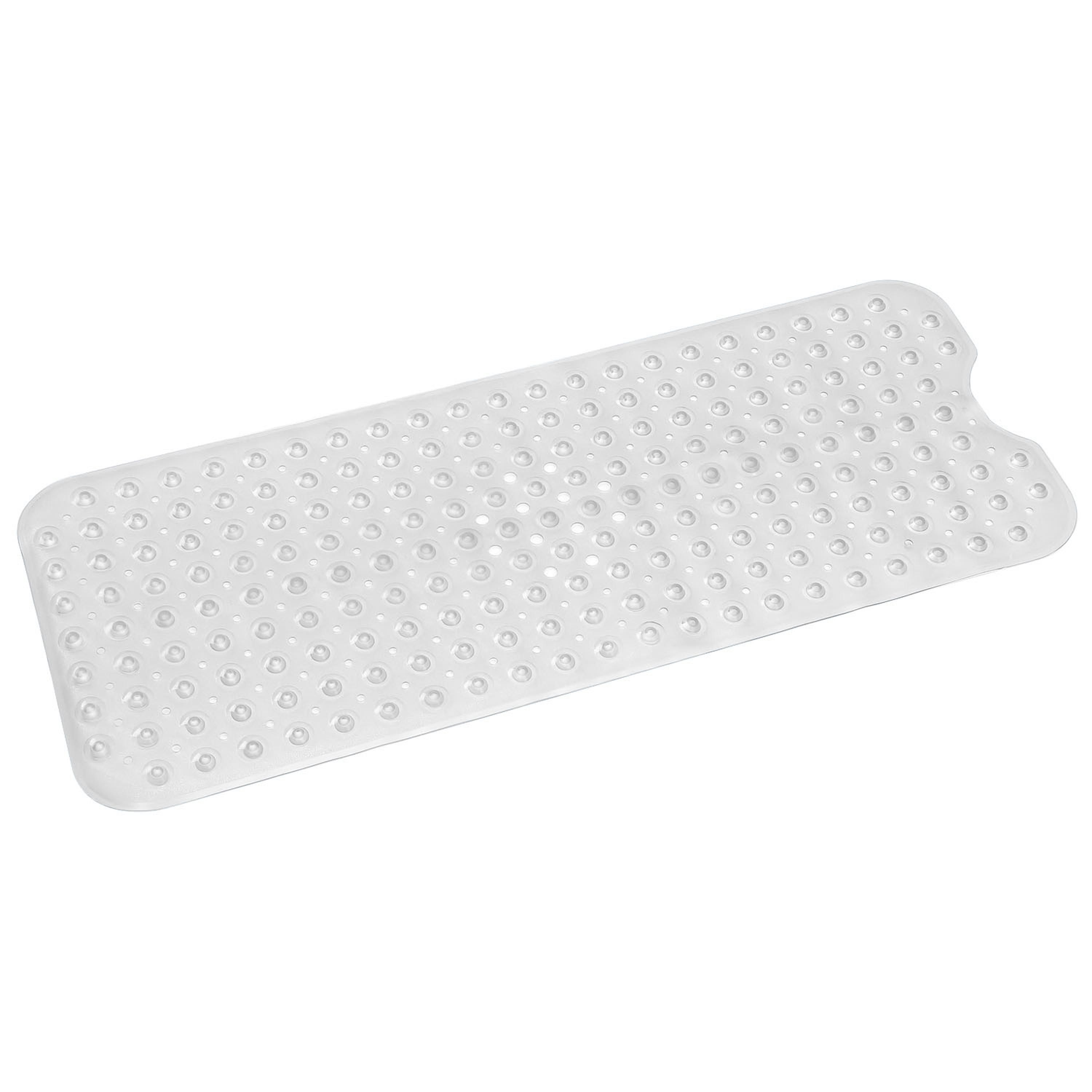 Bath Tub Mat Non-Slip Shower Mat BPA-Free Massage Anti-Bacterial with Suction Cups Washable for Bathroom Kitchen Pool (Color: Clear, size: One size)
