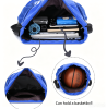 Dry-wet Separation Drawstring Backpack with Separate Shoe Compartment, Lightweight Storage Sack for Sports, Fitness, Swimming and Basketball