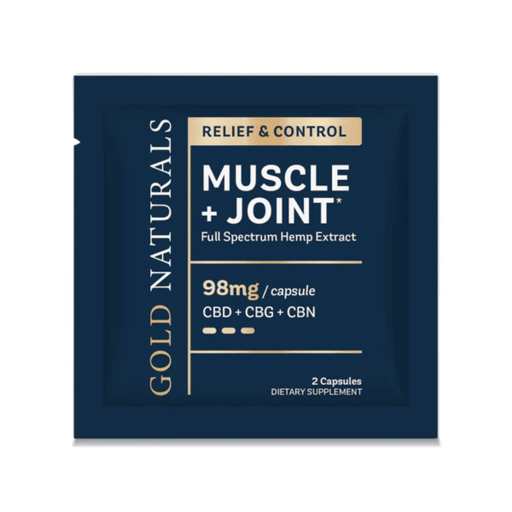 Muscle + Joint Relief Softgels - Full-Spectrum Hemp Capsules with CBD, CBG & CBN for Pain Recovery, Mobility & Comfort (Strength: Heavy, size: 2 PACK)