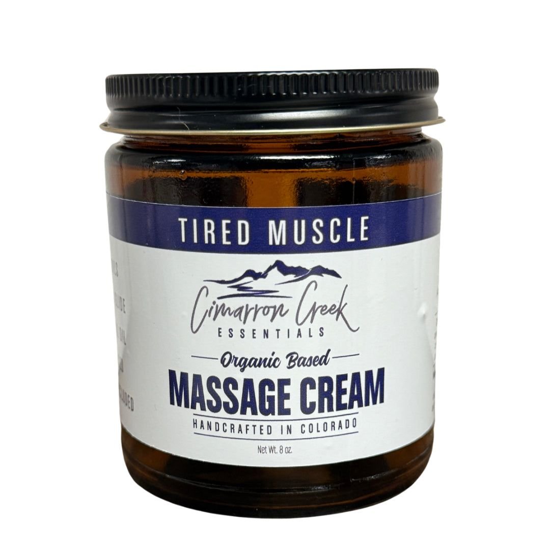 Tired Muscle Massage Cream (size: 8oz)