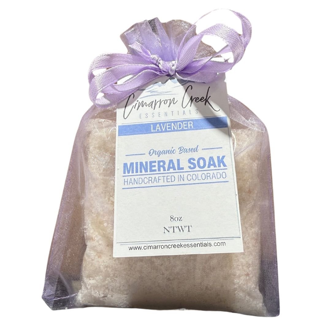 Lavender Mineral Soak/Bath Salt (size: 8oz)