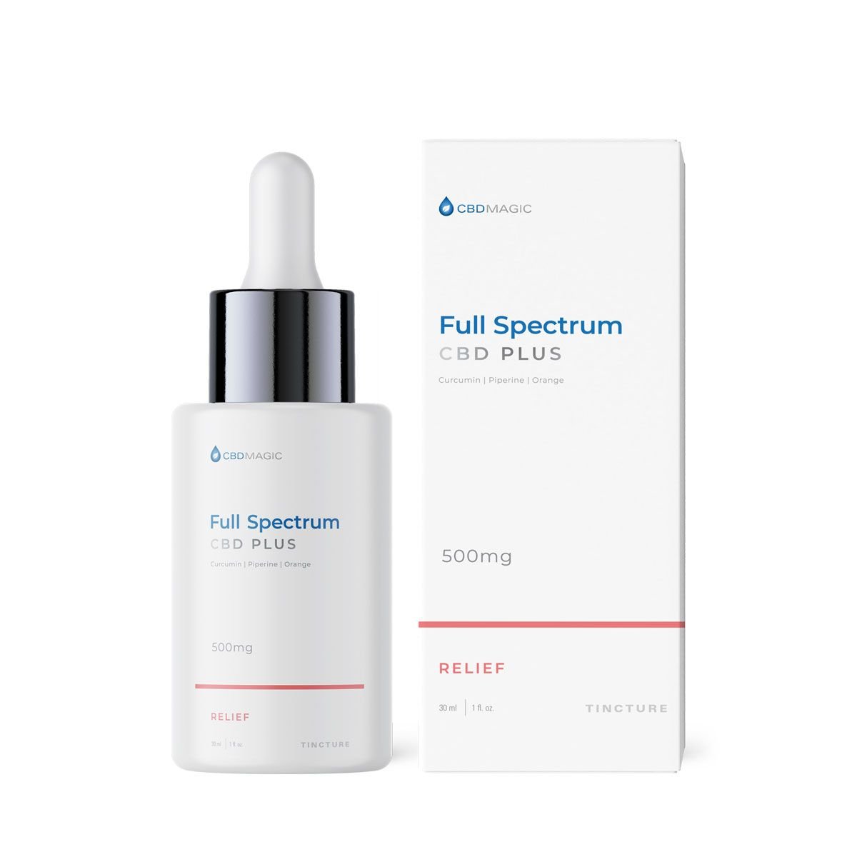 Full Spectrum CBD Plus for Relief (Dosages: 500mg, Benefit: Relif)
