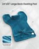 Electric Heating Pad - 6 Heat Levels for Neck, Shoulder, and Back, Weighted Pad for Snug Fit - Machine Washable