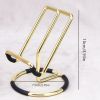 Simple Elegant Iron Plating Cell Phone Stand Holder Cradle For Office Desk