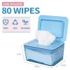 Wipes Dispenser, One-Handed Operation Wipe Holder for Baby & Adult, Seal-Designed Wipes Container for Bathroom Keep Diaper Wipes Fresh